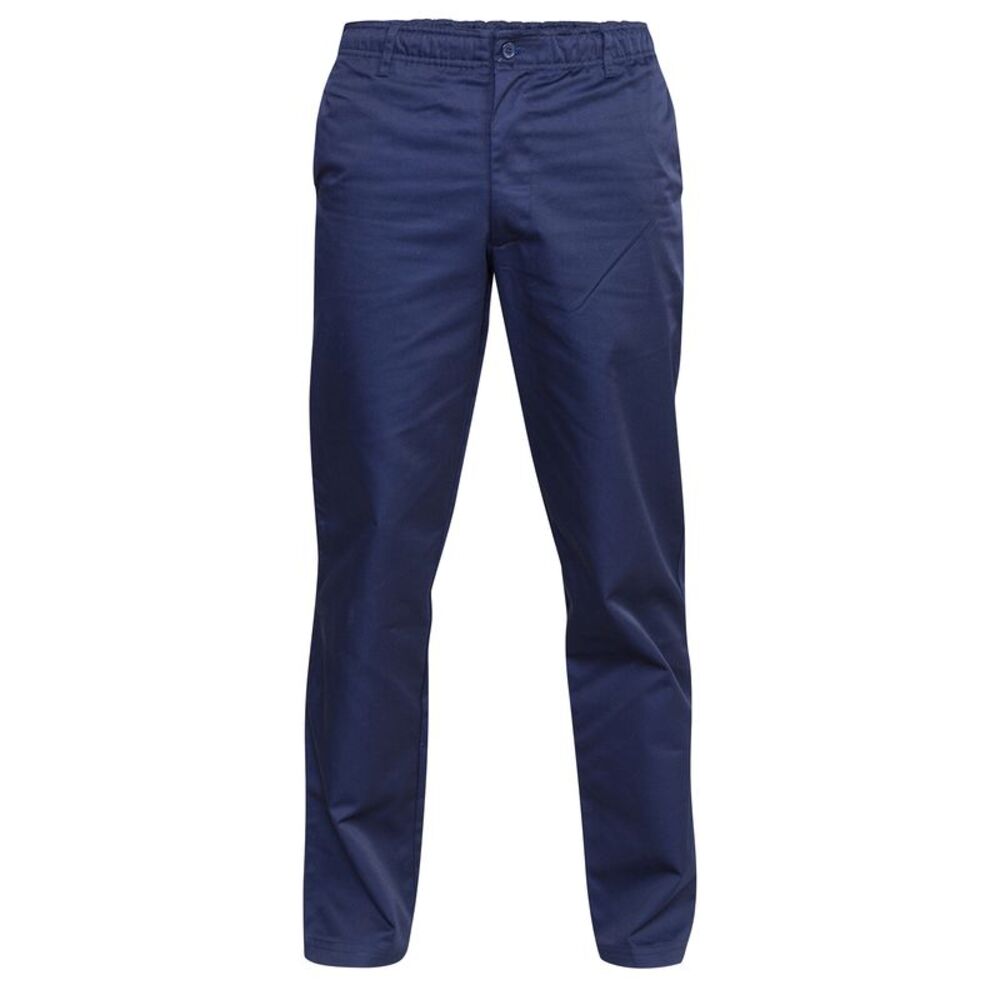 Duke Mens D555 Basilio Elasticated Waist Pants / Navy